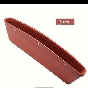 NWOT Faux Leather Car Seat Organizer